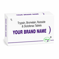 Trypsin, Bromelain, Rutoside & Diclofenac Tablets
