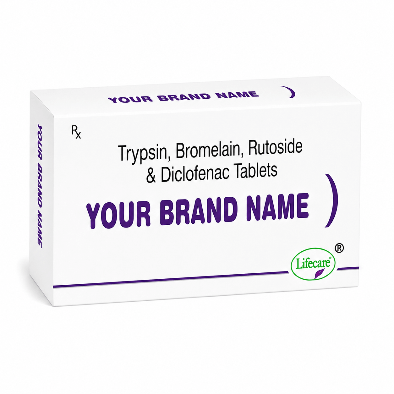 Trypsin, Bromelain, Rutoside & Diclofenac Tablets